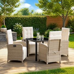 Enhance Your Outdoor Space with a 5 Piece Dining Set