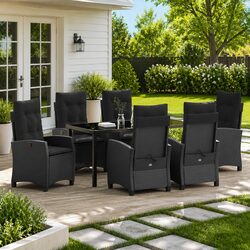 Enhance Your Outdoor Living with This 7-Piece Dining Set