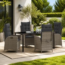 Enhance Your Outdoor Space with This 5 Piece Dining Set