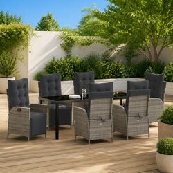 Elevate Your Outdoor Space with This 7-Piece Dining Set