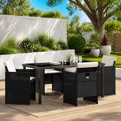 Upgrade Your Outdoor Space with This 5-Piece Dining Set
