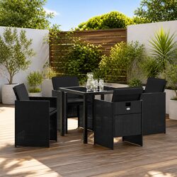 Upgrade Your Outdoor Space with This 5 Piece Dining Set