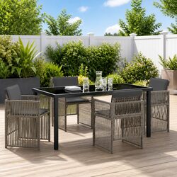 Transform Your Outdoor Space with 5-Piece Dining Set