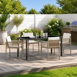 Transform Your Outdoor Space with This 5-Piece Dining Set