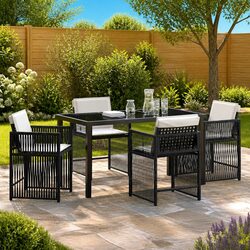 Transform Your Outdoor Space with a 5 Piece Dining Set