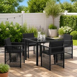 Elevate Your Outdoor Space with This Modern Dining Set