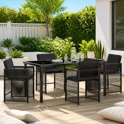 Elevate Your Outdoor Space with 5-Piece Dining Set