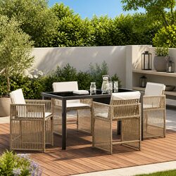 Enhance Your Outdoor Space with This 5 Piece Dining Set
