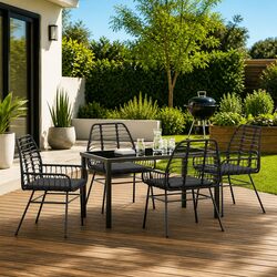 Enhance Your Patio with This 5-Piece Outdoor Dining Set