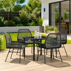 Elevate Your Outdoor Space with 5-Piece Dining Set