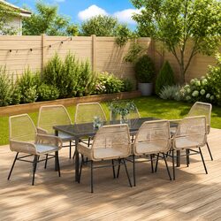 Enhance Your Outdoor Space with a 9-Piece Dining Set