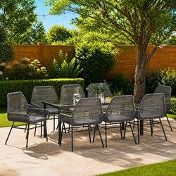 Elevate Your Outdoor Space with 9-Piece Dining Set