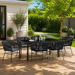 Elevate Your Outdoor Space with 7-Piece Dining Set
