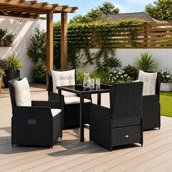 Enhance Your Outdoor Space with This 5-Piece Dining Set