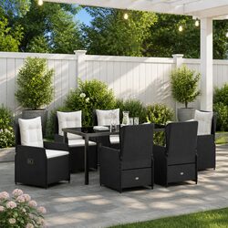 Enhance Your Outdoor Space with This 7-Piece Dining Set