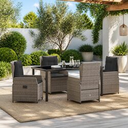 Elevate Your Outdoor Experience with a Grey Dining Set