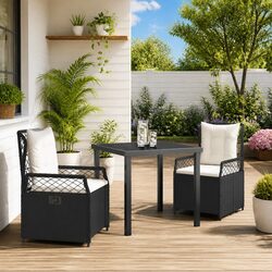 Elegant Outdoor Dining Set with Comfortable Chairs