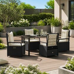 Enhance Your Outdoor Space with This 5-Piece Dining Set