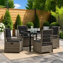 Elevate Your Outdoor Space with this 5-Piece Dining Set