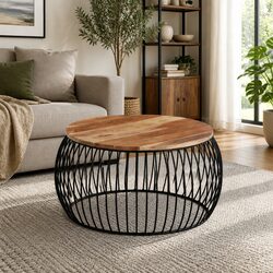 Enhance Your Living Space with a Brown Ø68 cm Coffee Table