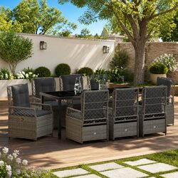 Elevate Your Outdoor Space with a 9-Piece Dining Set