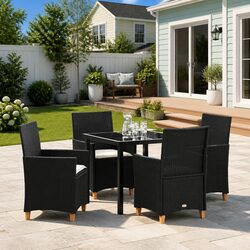 Outdoor 5-Piece Dining Set for Stylish Spaces