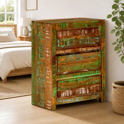 Enhance Your Space with a Solid Reclaimed Wood Cabinet