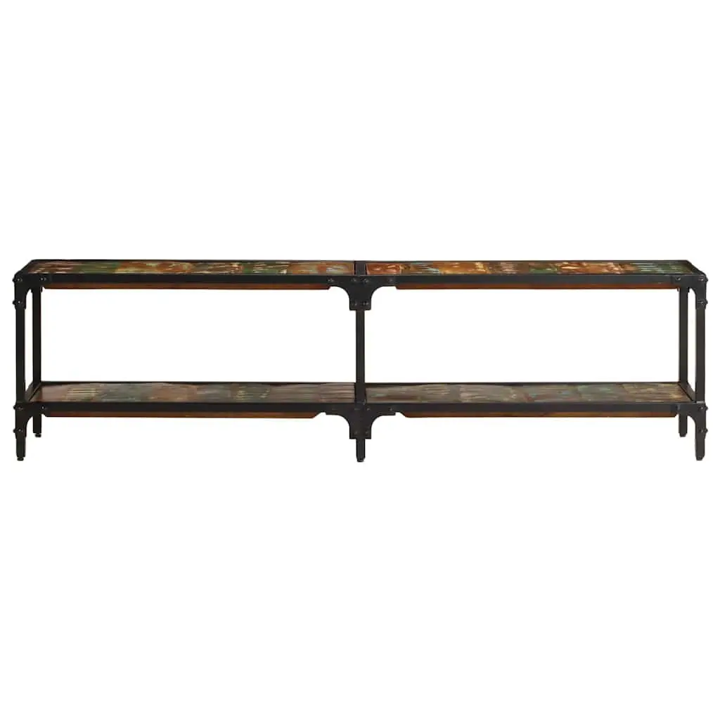 TV Cabinet 150x30x41 cm Solid Reclaimed Wood Vintage Antique Style Storage Unit