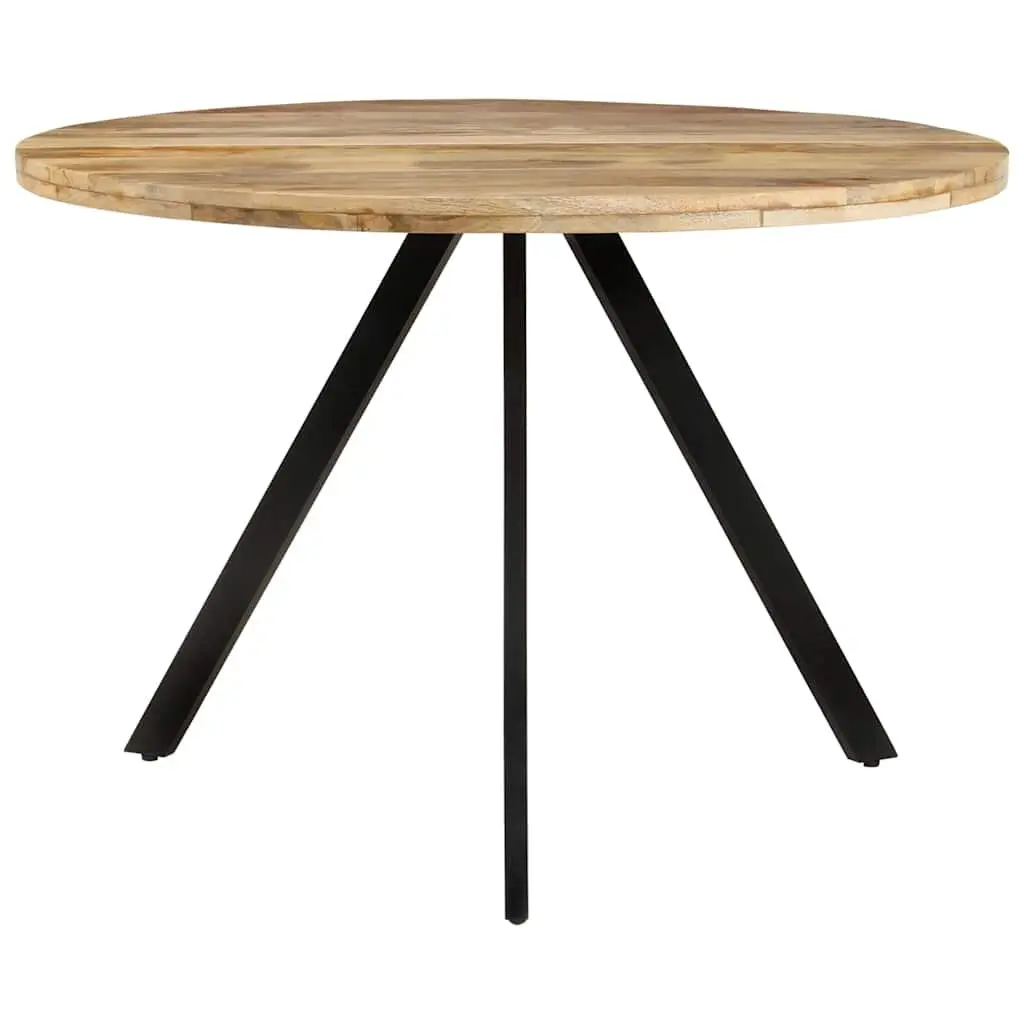 Dining Table 110x75cm Solid Mango Wood Kitchen Room Furniture Brown
