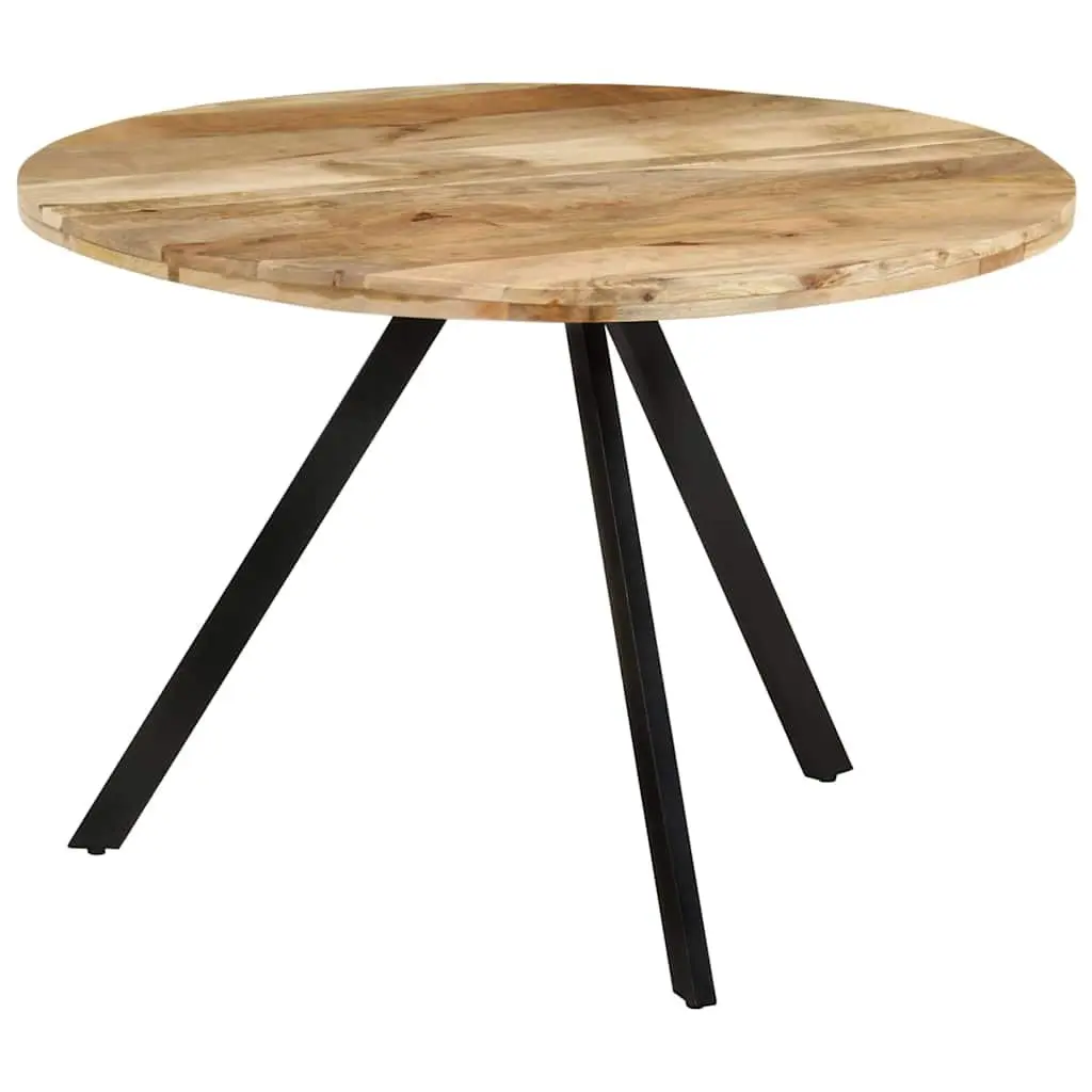 Dining Table 110x75cm Solid Mango Wood Kitchen Room Furniture Brown