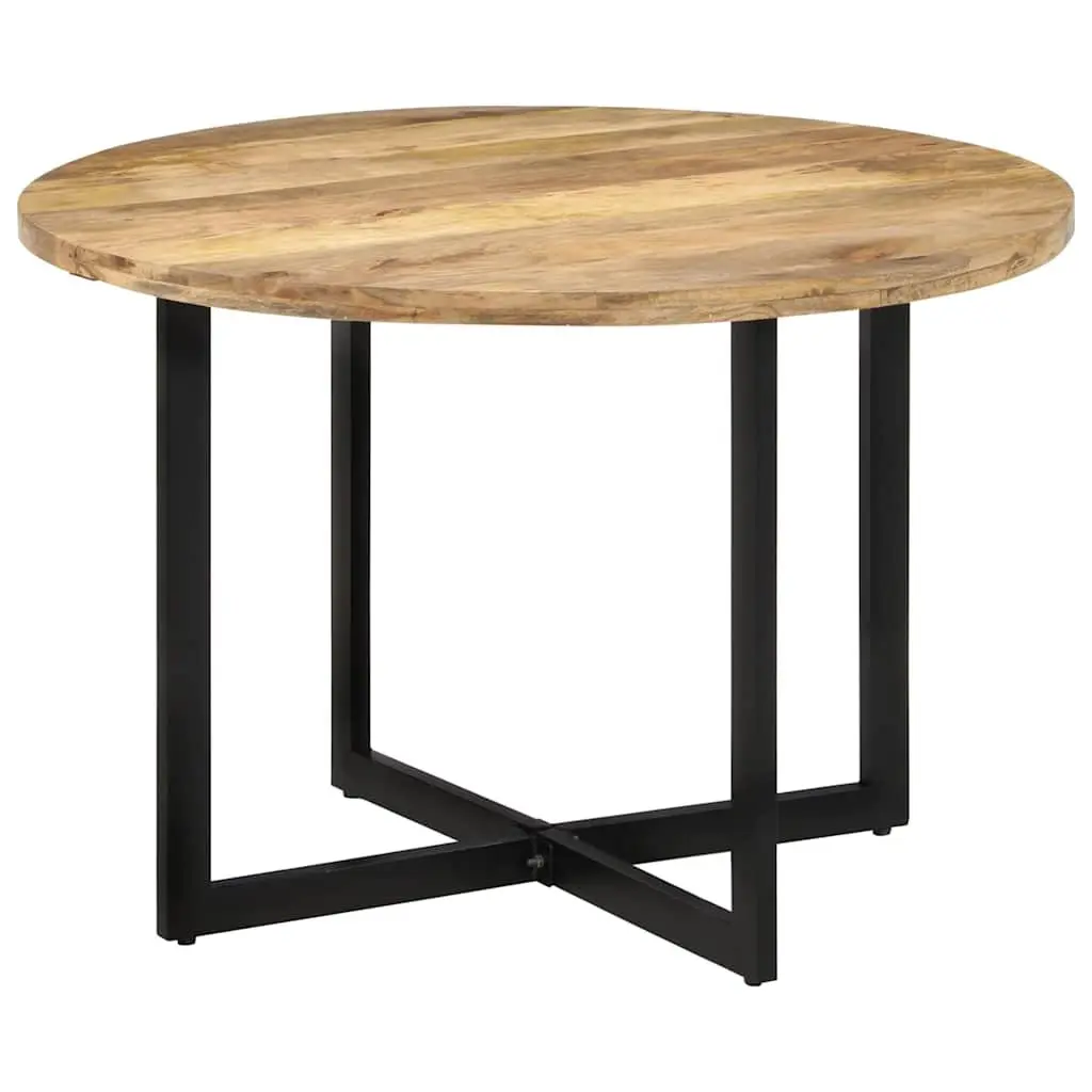 Dining Table 110x75 cm Brown Solid Wood Mango Sturdy Construction