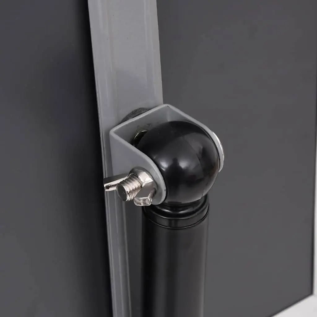 Poster Stand 2 pcs Black Height-Adjustable Rotatable Display 32.7 x 24 x 108 cm