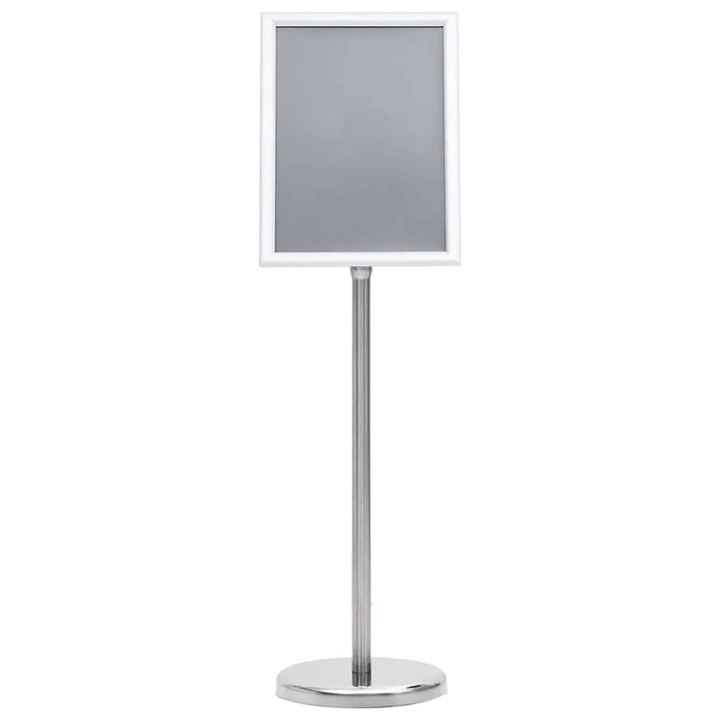 Poster Stand 2 Pack Height Adjustable Rotatable Aluminum Frame