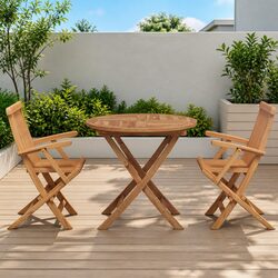 Enhance Your Outdoor Space with a Stylish 3-Piece Dining Set