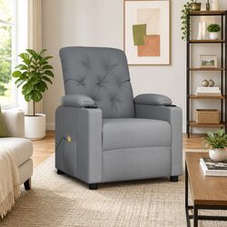 Enhance Your Relaxation with a Light Grey Massage Chair
