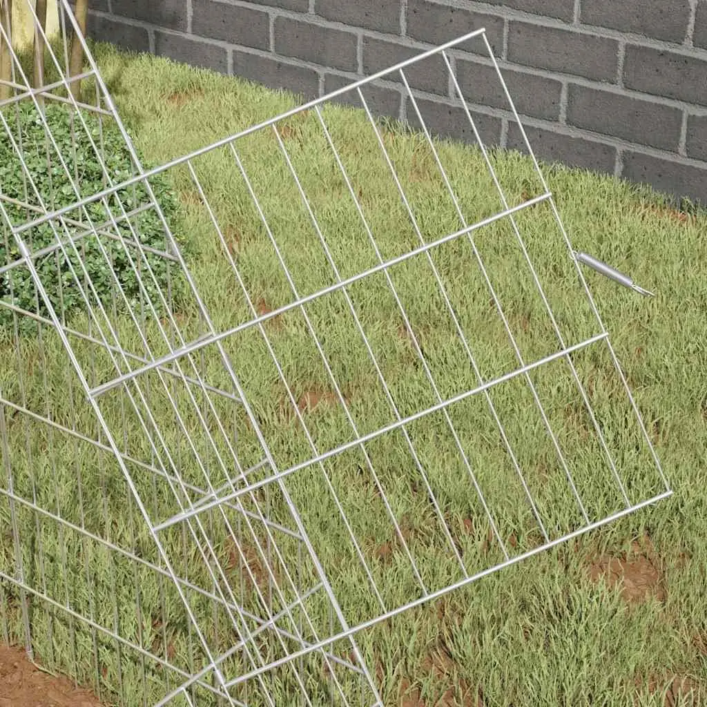 Chicken Cage 215x100x85cm Galvanised Steel Outdoor Garden Poultry Pen