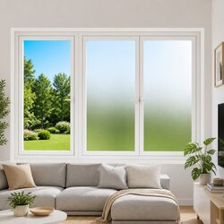 Transform Your Space with Frosted Window Film 90 x 500 cm