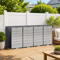 Elevate Your Outdoor Space with 3 Bin Storage