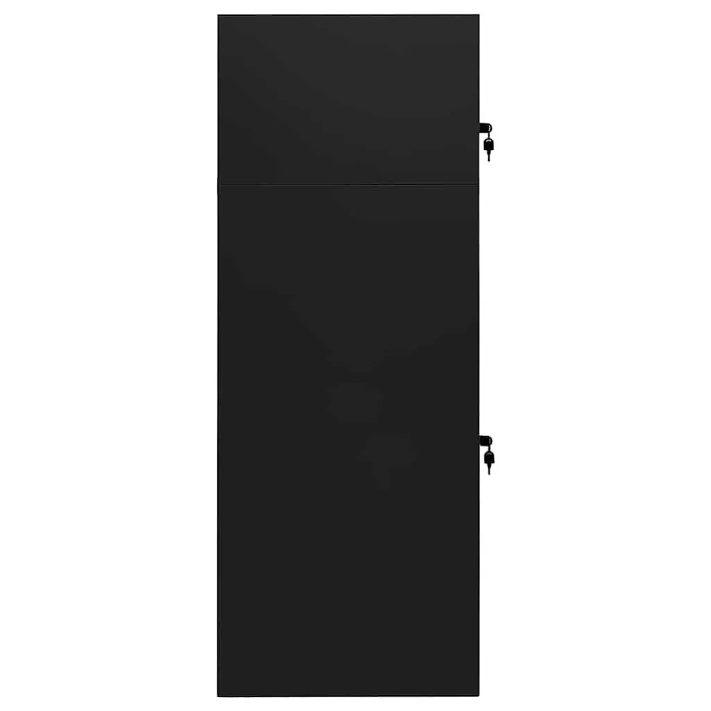 Saddle Cabinet Storage Locker 2 Compartment Lockable Doors Steel Construction