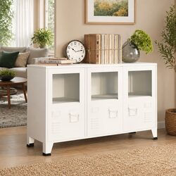 Enhance Your Space with a White Industrial Sideboard