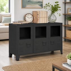 Enhance Your Space with an Industrial Anthracite Sideboard
