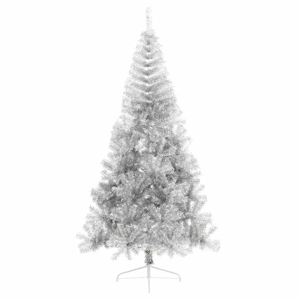 Artificial Pre-lit Christmas Tree 240cm Cone Shape Warm White LED Lights