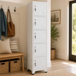 Stylish Grey Steel Locker
