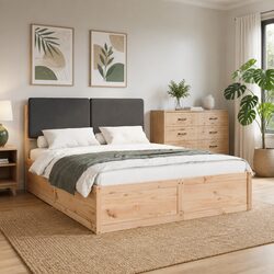 Enhance Your Bedroom with a Grey Upholstered Bed Frame