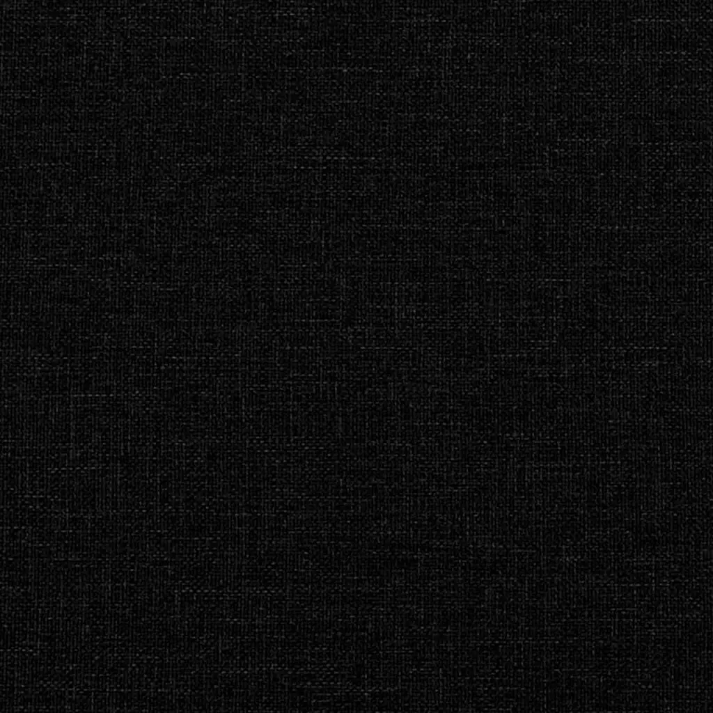 Bed Frame with Mattress Black 90 x 190 cm Fabric Modern Bedroom Furniture