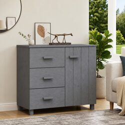 Enhance Your Space with Grey Pinewood Sideboard
