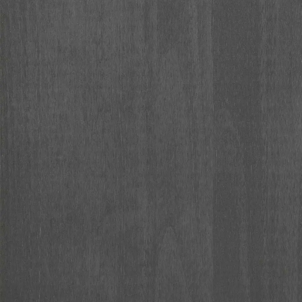 Highboard Storage Cabinet 60x35x180cm Solid Pinewood Grey Shelves Drawers