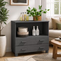 Functional Grey Sideboard