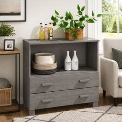 Elegant Wooden Sideboard with Ample Storage for Your Home