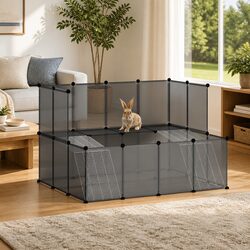 Enclosed Pet Habitat 143x107x93 cm for Your Small Friends